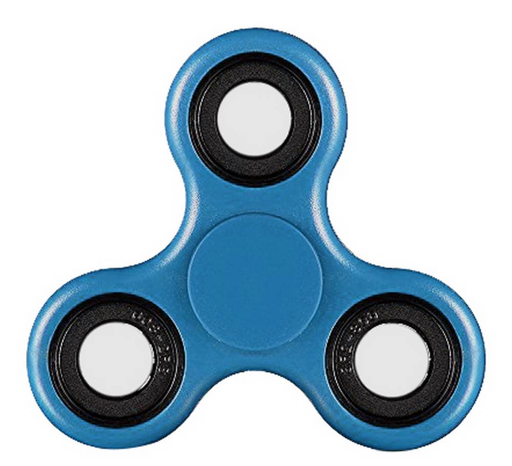 Fidget Spinner ABS Plastic 3 Leaves Μπλέ 2.5 min