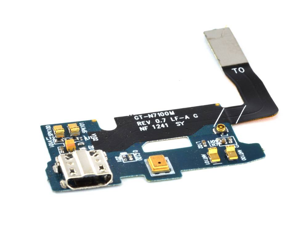 Καλώδιο Πλακέ Samsung N7100 Galaxy Note II  με Επαφή Φόρτισης και Μικρόφωνο OEM Type A