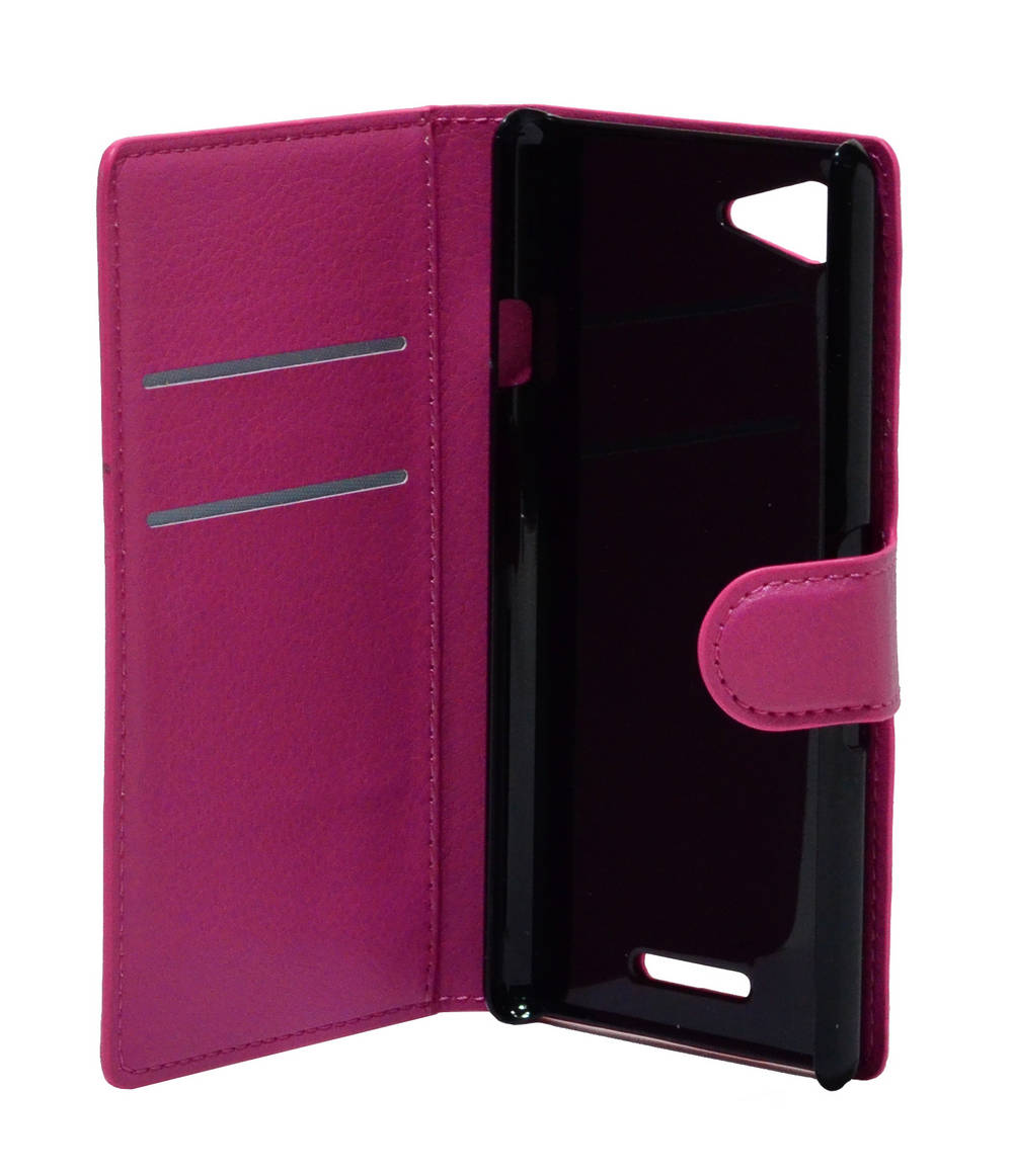 Θήκη Book Ancus Teneo για Sony Xperia E3/E3 Dual TPU Φούξια