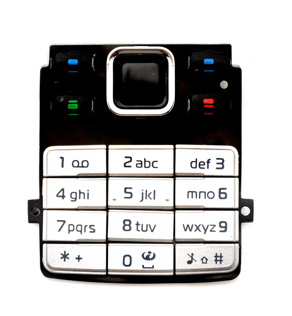 Πληκτρολόγιο Nokia 6300 Ασημί OEM