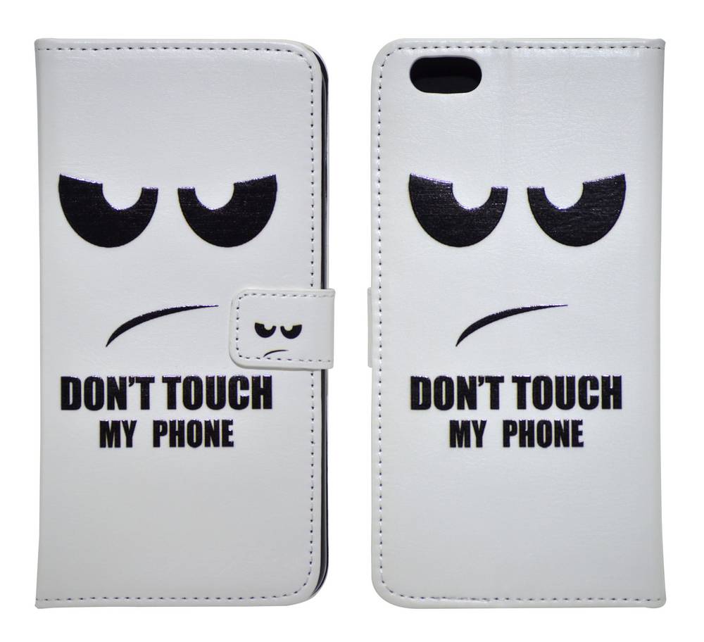Θήκη Book Ancus Art Collection για Apple iPhone 6 Plus/6S Plus Don't Touch My Phone