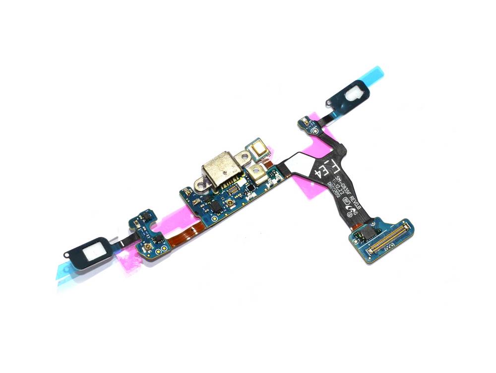 Καλώδιο Πλακέ Samsung SM-G935F Galaxy S7 Edge με Επαφή Φόρτ, Μικρόφ, Πλήκ Αφής και Κεντ Πλήκ