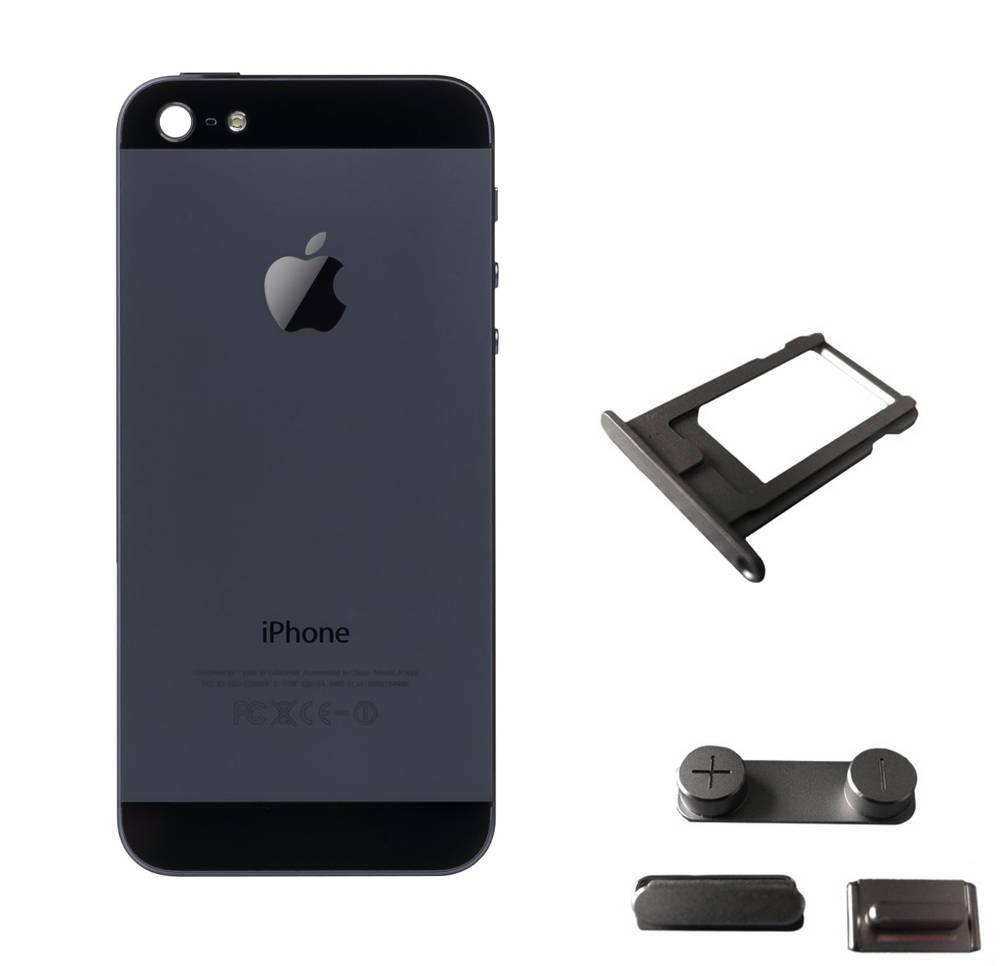 Πίσω Κάλυμμα Apple iPhone 5S Μαύρο Swap