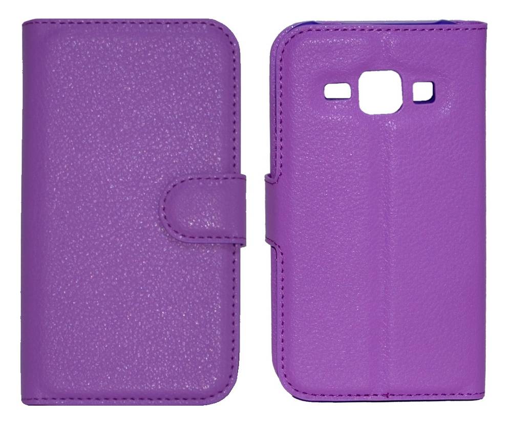 Θήκη Book Ancus Teneo για Samsung SM-J100F Galaxy J1 TPU Μώβ