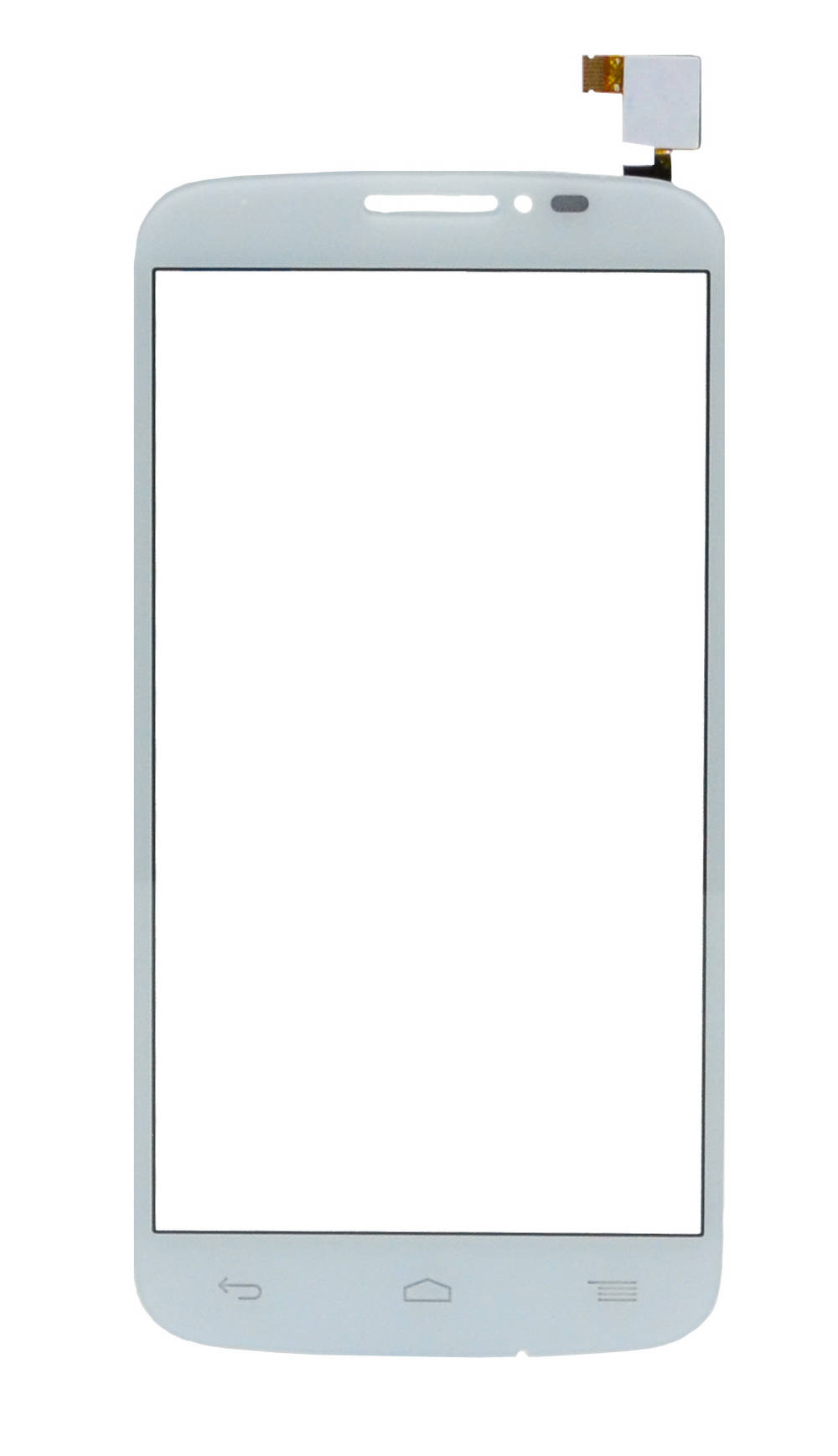 Μηχανισμός Αφής Alcatel One Touch Pop C7 OT-7040D/7041D Λευκό με Κόλλα Original