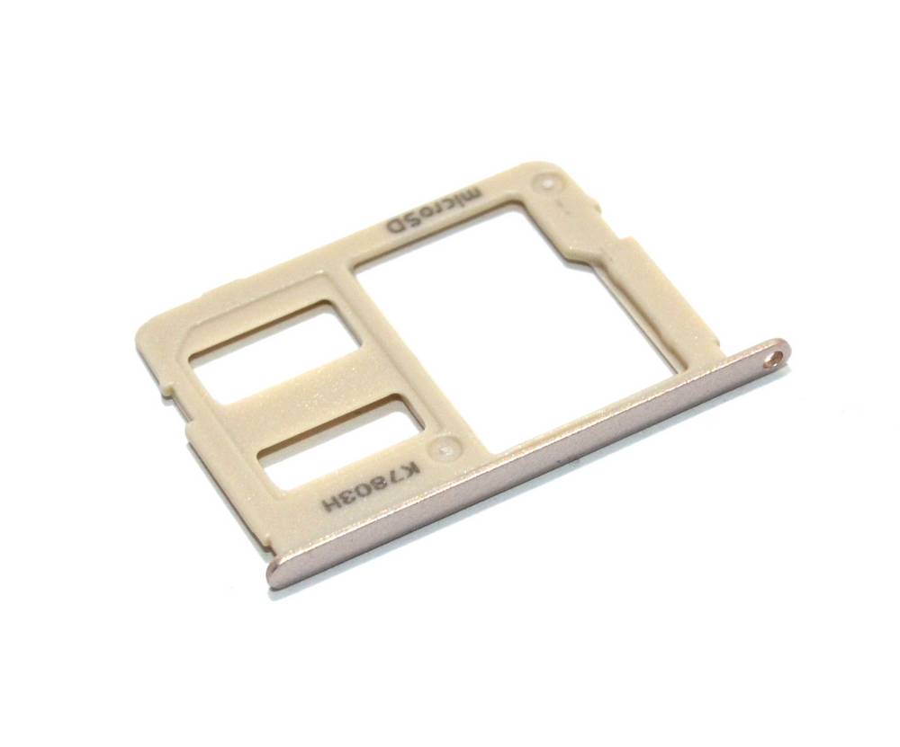 Βάση Κάρτας Μνήμης Samsung SM-J330F Galaxy J3 (2017) Χρυσαφί Original GH61-12705C