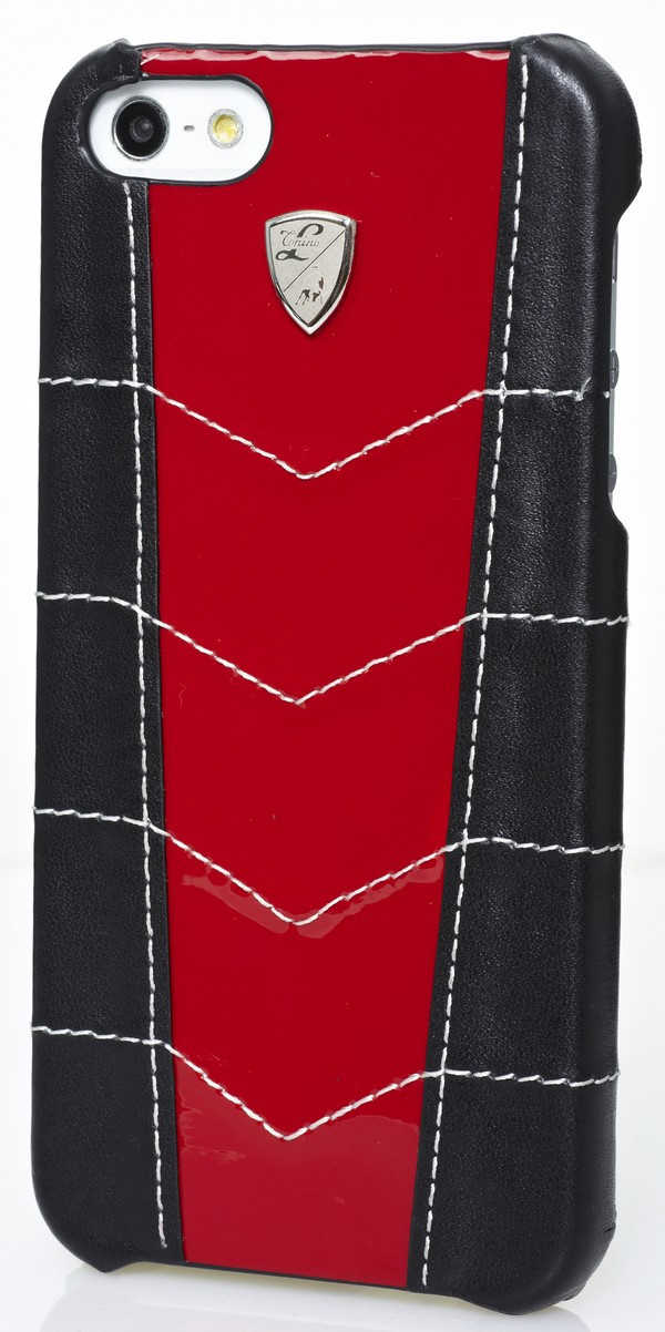 Θήκη Premium Δέρμα Lamborghini για Apple iPhone SE/5/5S A01