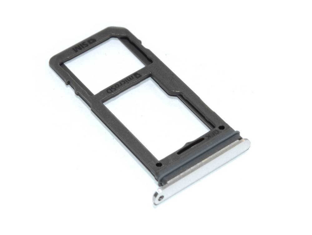 Βάση Κάρτας Sim Samsung SM-G955F Galaxy S8+ Ασημί Original GH98-41557B