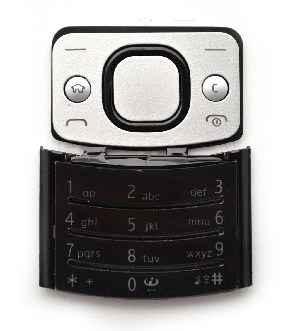 Πληκτρολόγιο Nokia 6700 Slide up and down Ασημί OEM
