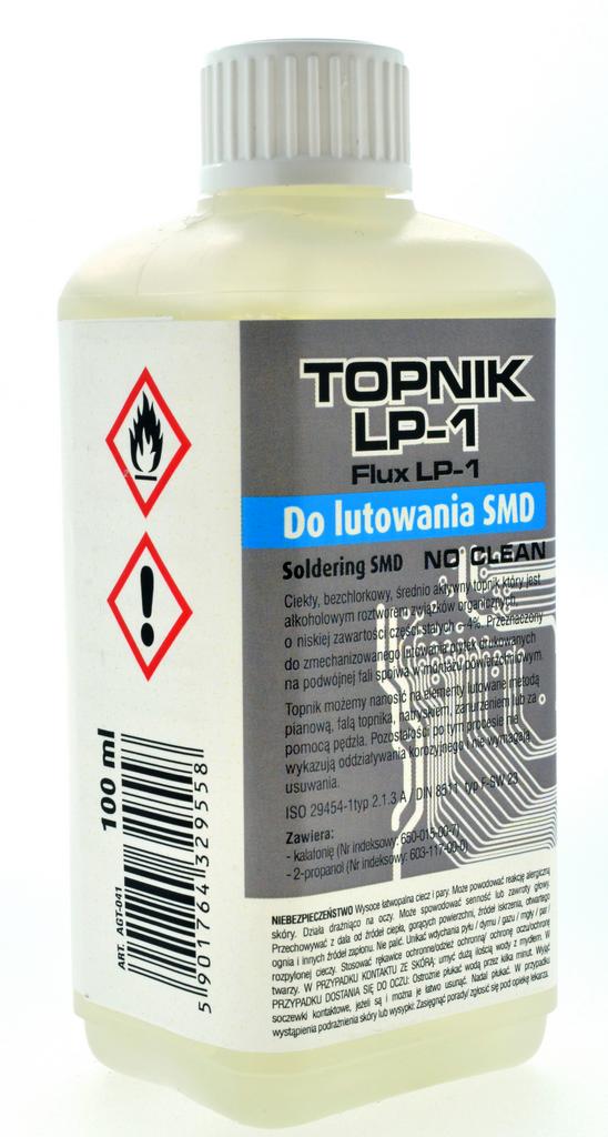 Υγρό Flux TermoPasty Topnik LP-1 με Αλκοόλη 100ml με Βουρτσάκι Κατάλληλο για Ηλεκτρονικά Κυκλώματα SMD