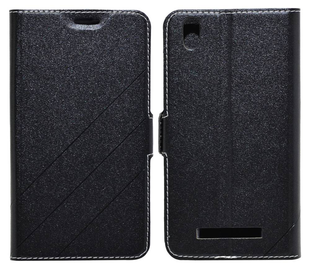 Θήκη Book Ancus Glam για Lenovo A3500 (5") Μαύρη