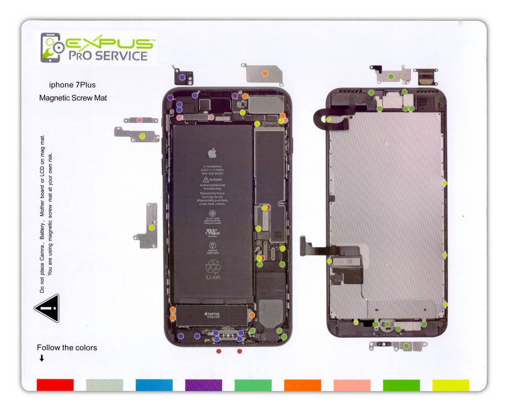 Magnetic Screw Pad for iPhone 7 Plus