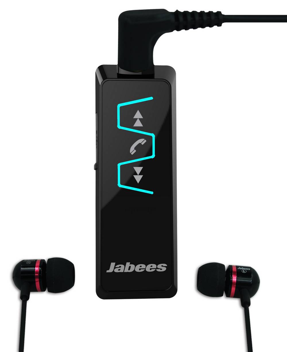 Bluetooth Hands Free Jabees IS901 Music Stereo Headset 5-in1 με Αποσπώμενα Ακουστικά 3.5mm Multi Pairing Μαύρο