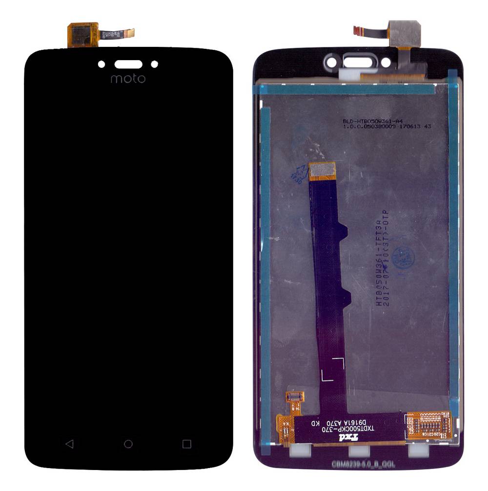 Οθόνη & Μηχανισμός Αφής Motorola Moto C Μαύρο χωρίς Πλαίσιο OEM Type A