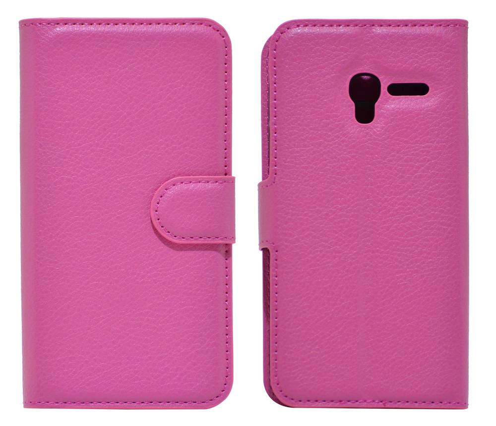 Θήκη Book Ancus Teneo για Vodafone Smart Speed 6 VF795N TPU Φούξια