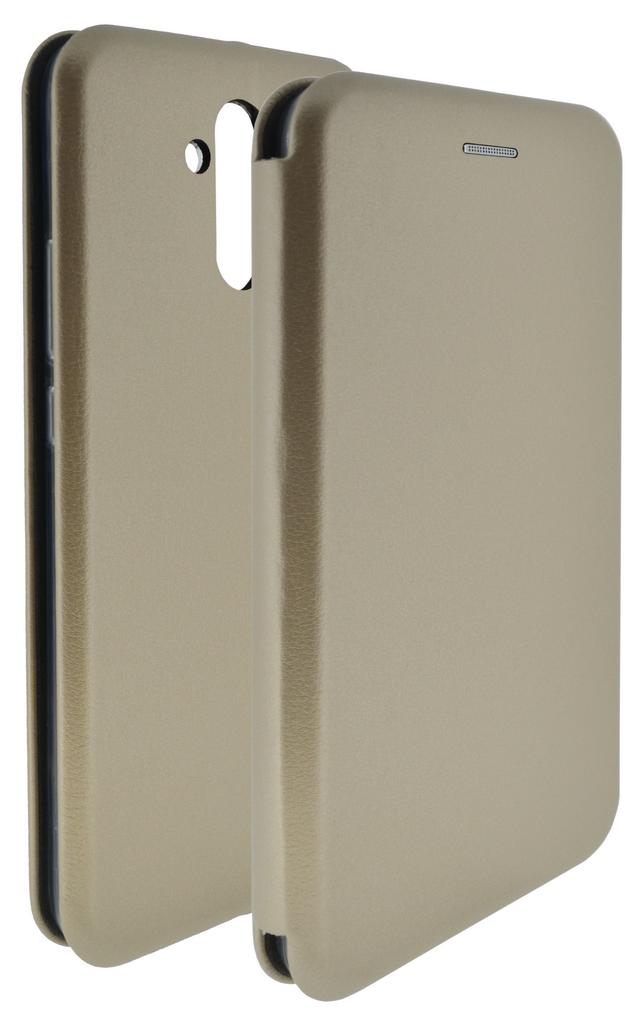 Θήκη Book Ancus Magnetic Curve για Huawei Mate 20 Lite TPU Χρυσαφί