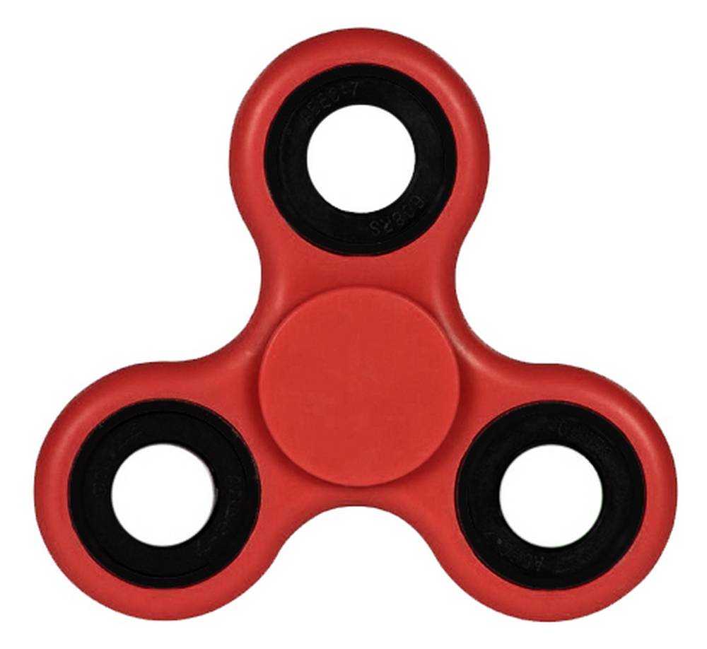 Fidget Spinner ABS Plastic 3 Leaves Κόκκινο 2.5 min