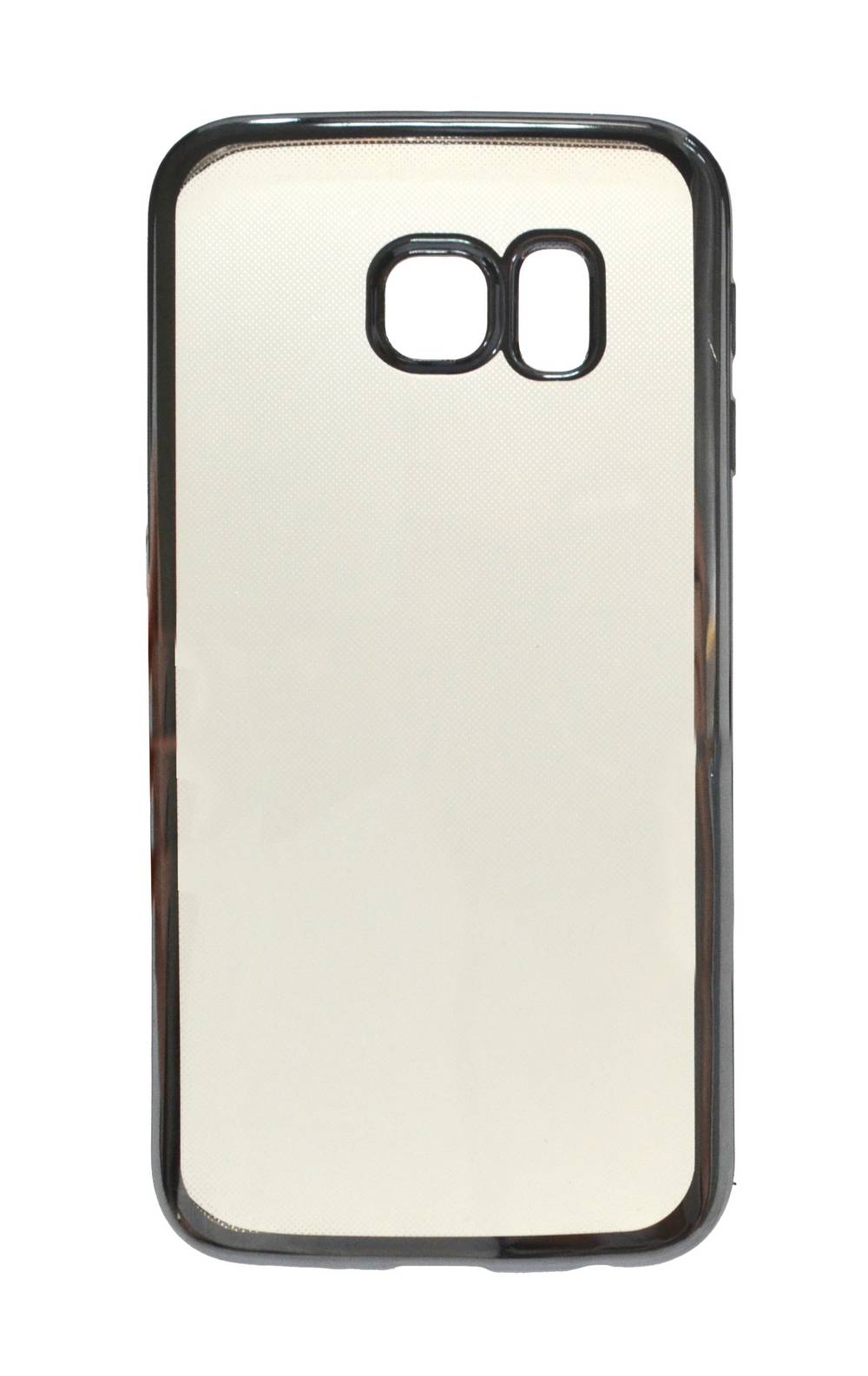Θήκη Electroplating TPU Ancus για Samsung SM-G925F Galaxy S6 Edge Μαύρη - Διάφανη