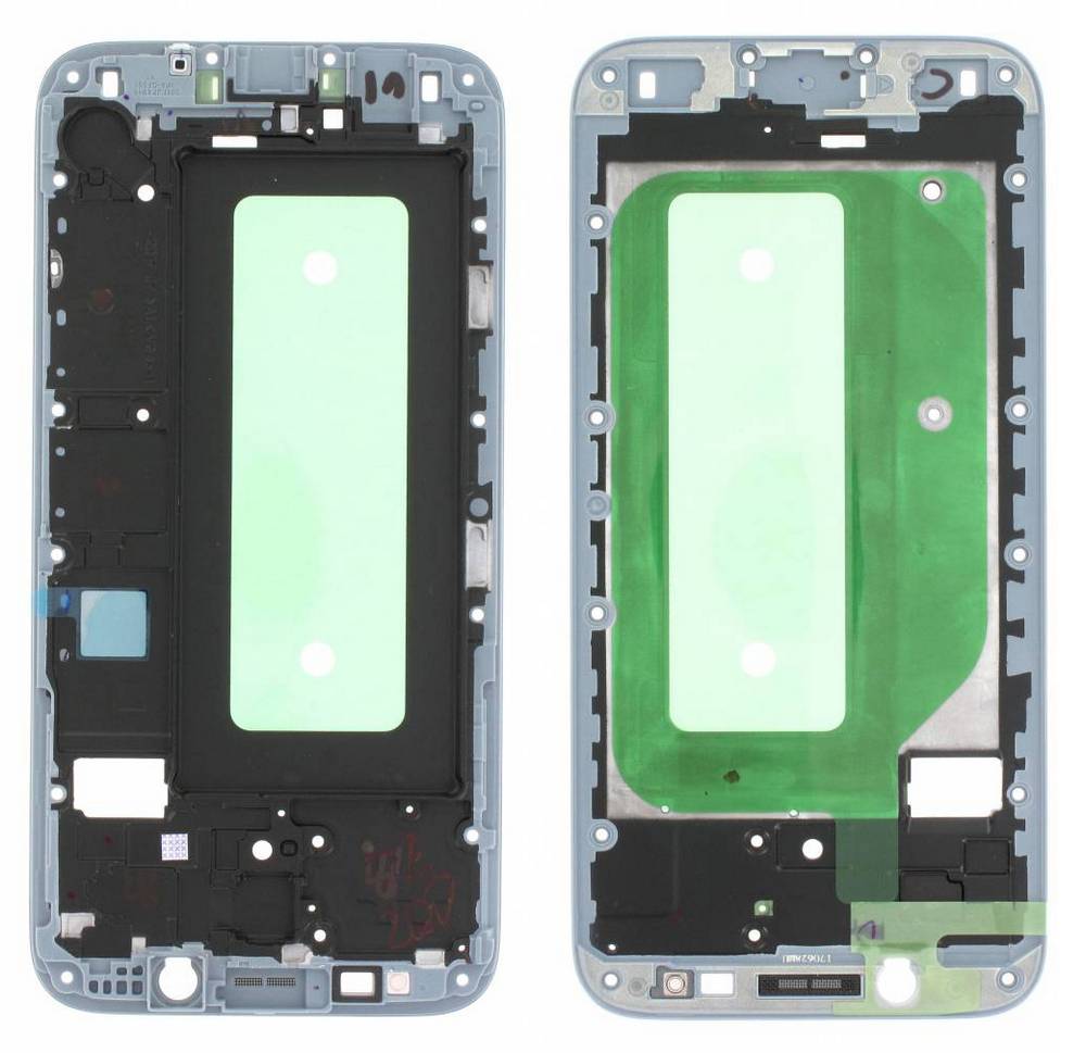Πλαίσιο Οθόνης Samsung SM-J730F Galaxy J7 (2017) Ασημί Original GH98-41296B