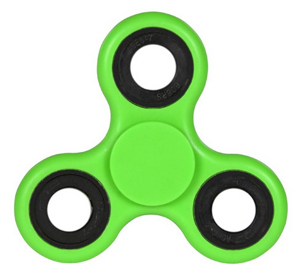Fidget Spinner ABS Plastic 3 Leaves Πράσινο 2.5 min