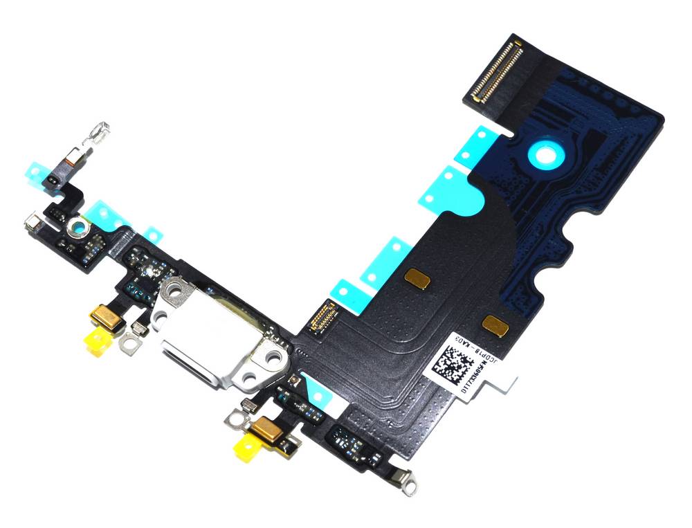 Επαφή Φόρτισης Apple iPhone 8 με Μικρόφωνο Λευκό OEM Type A