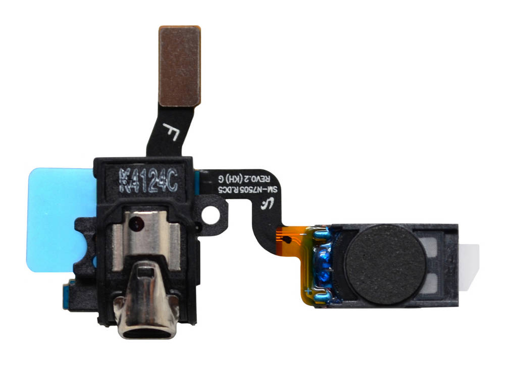 Ακουστικό Samsung SM-N7505 Galaxy Note 3 Neo ( Note III Neo ) με Καλώδιο Πλακέ και Επαφή Ακουστικών Original GH59-13909A