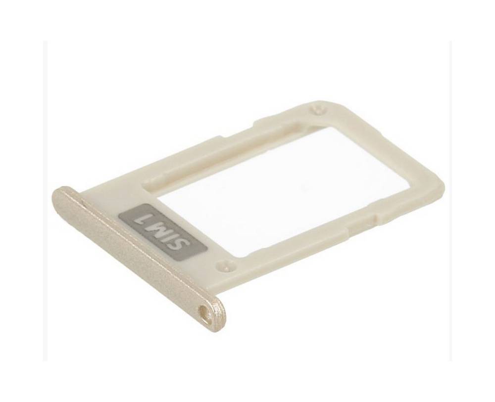 Βάση Κάρτας Sim Samsung SM-J730F Galaxy J7 (2017) Χρυσαφί Original GH64-06463C