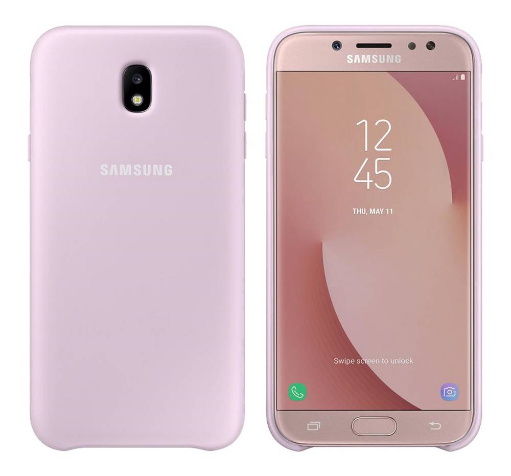 Θήκη Faceplate Samsung Dual Layer Cover EF-PJ530CPEGWW για SM-J530F Galaxy J5 (2017) Ρόζ