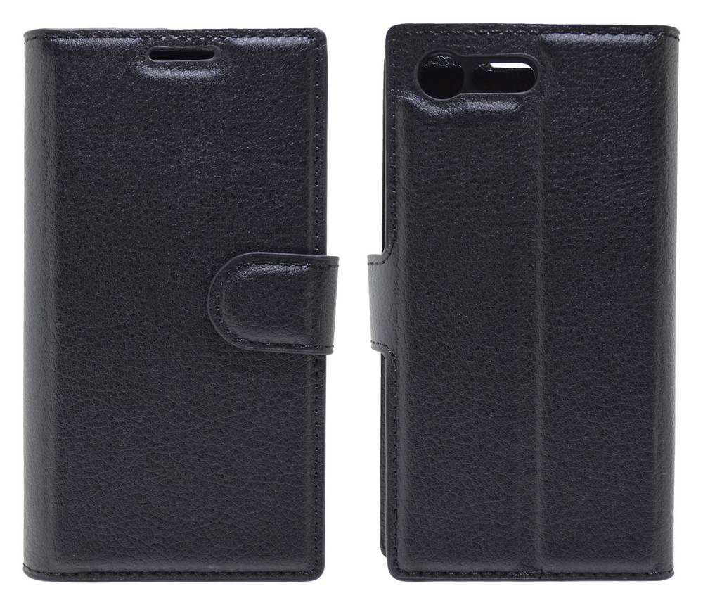 Θήκη Book Ancus Teneo για Sony Xperia X Compact TPU Μαύρη