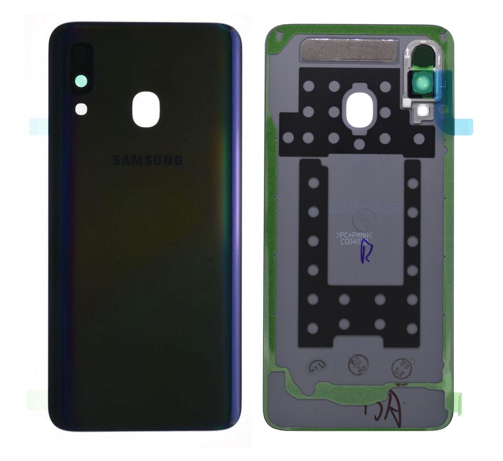 Καπάκι Μπαταρίας Samsung SM-A405F Galaxy A40 Μαύρο Original GH82-19406A