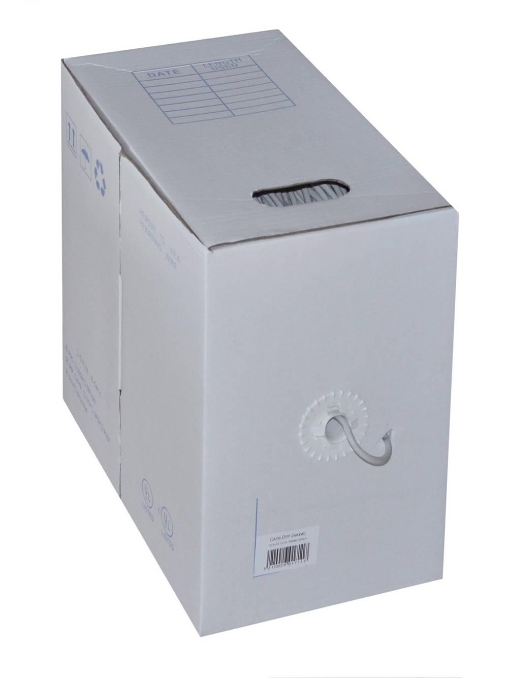 Καλώδιο Δικτύου Jasper Cat 6 UTP Kουλούρα 305m Γκρί