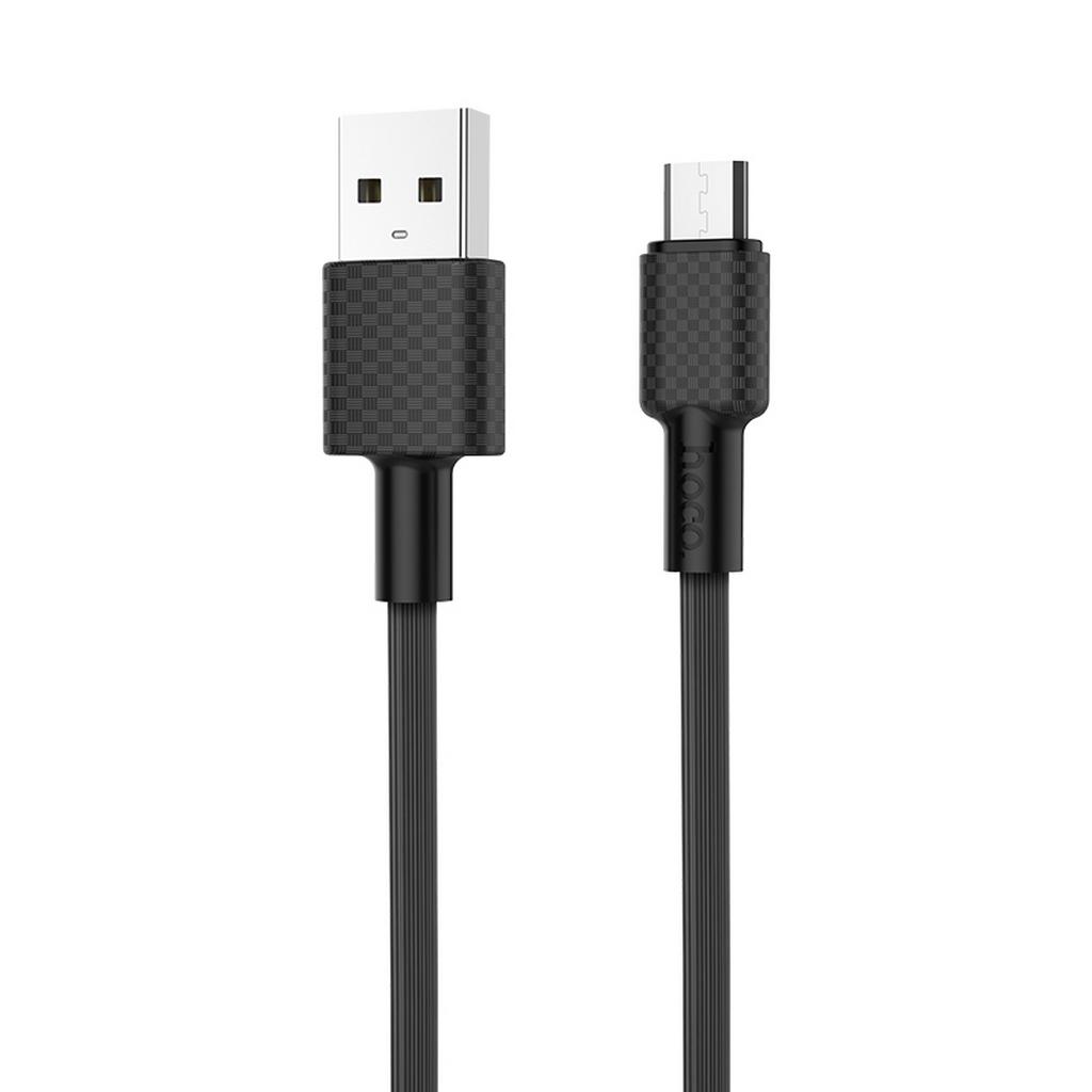 Καλώδιο σύνδεσης Hoco X29 Superior Style USB σε Micro-USB Fast Charging 2A Μαύρο 1μ