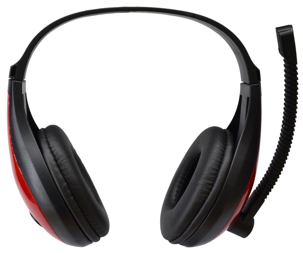 Ακουστικά Stereo KOMC USB Headphones B19 Μαύρα