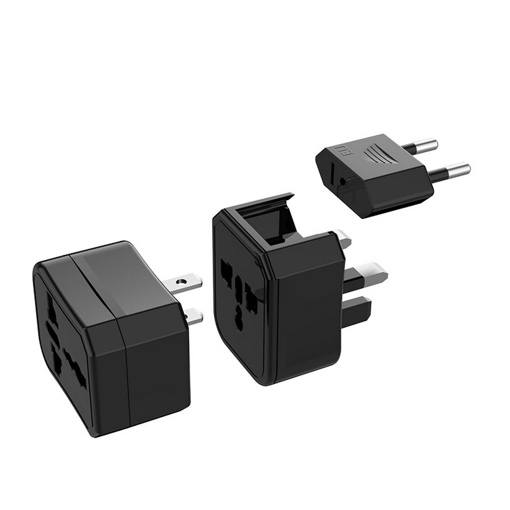 Αντάπτορας Hoco AC1 Universal Converter US EU AU UK Μαύρος