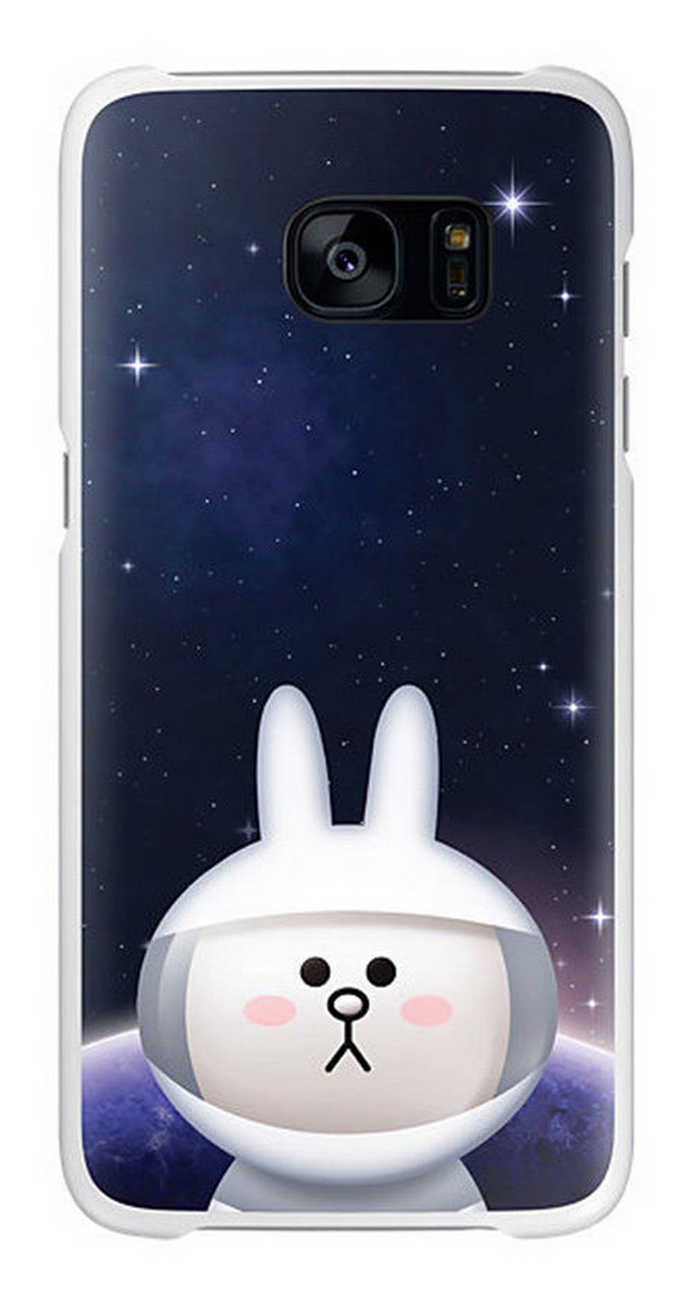 Θήκη Faceplate Samsung S7 Line Friends Cover "Cony" EF-XG930LWEGWW για SM-G930F Galaxy S7 Μαύρη
