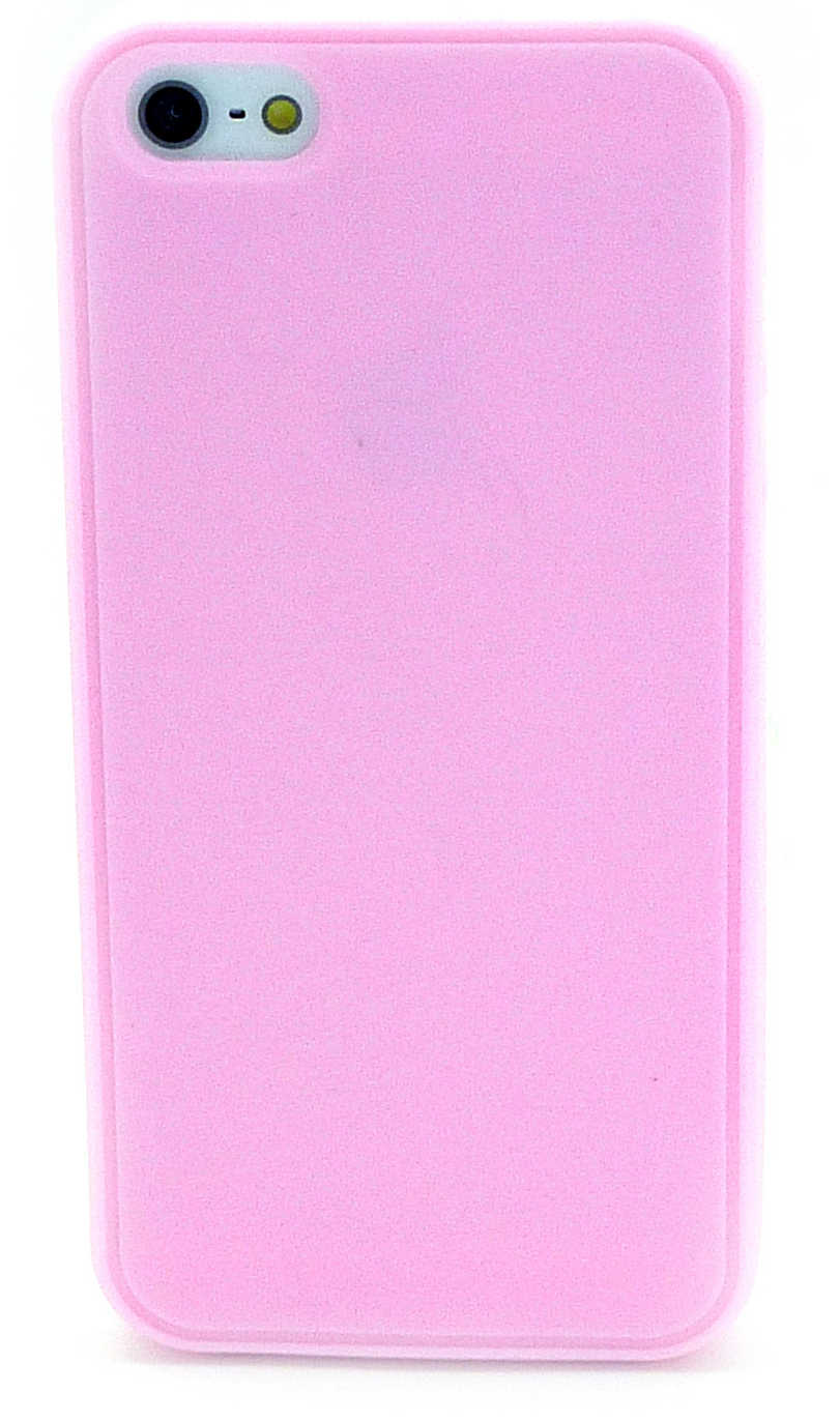 Θήκη Σιλικόνης Ancus για Apple iPhone SE/5/5S Ρόζ