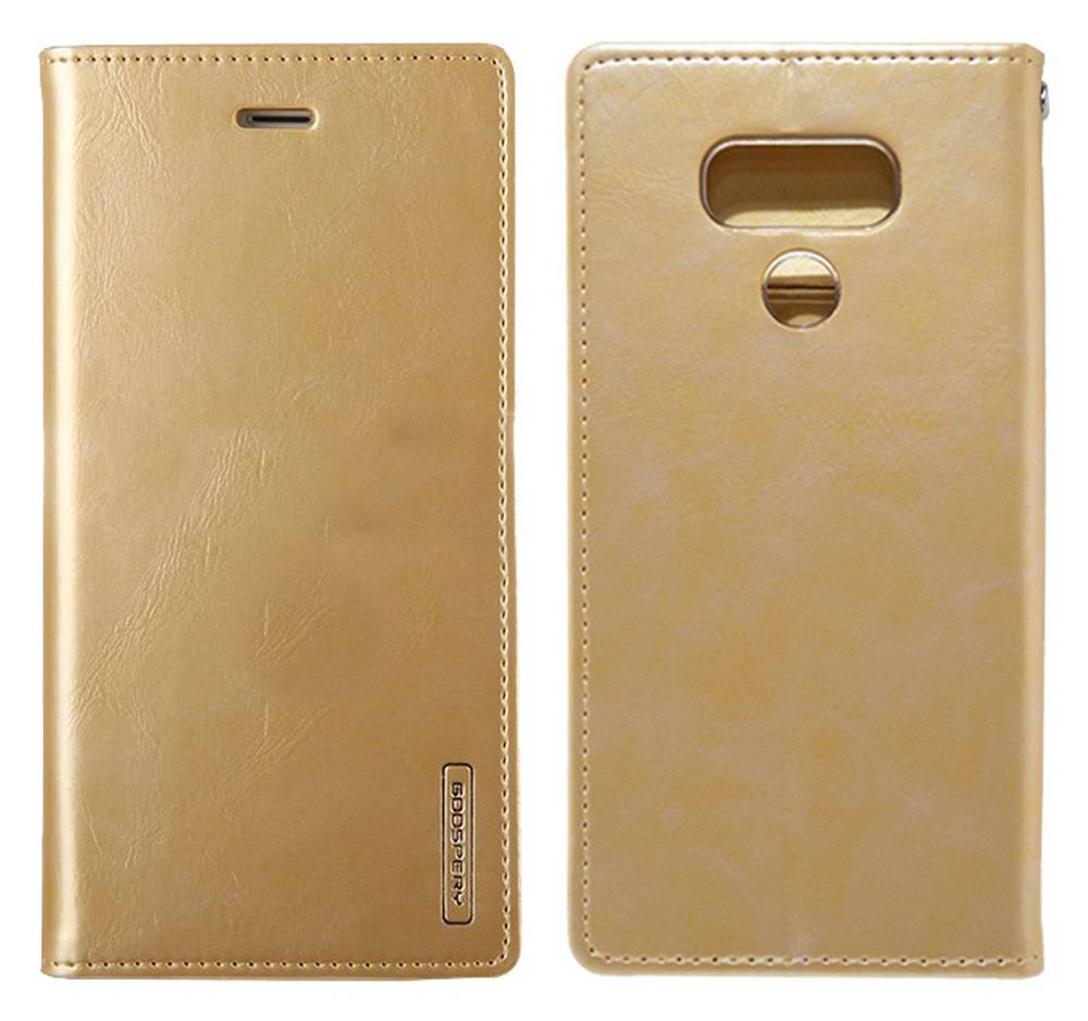 Θήκη Book Goospery Blue Moon Flip για LG G6 H870 Χρυσαφί by Mercury