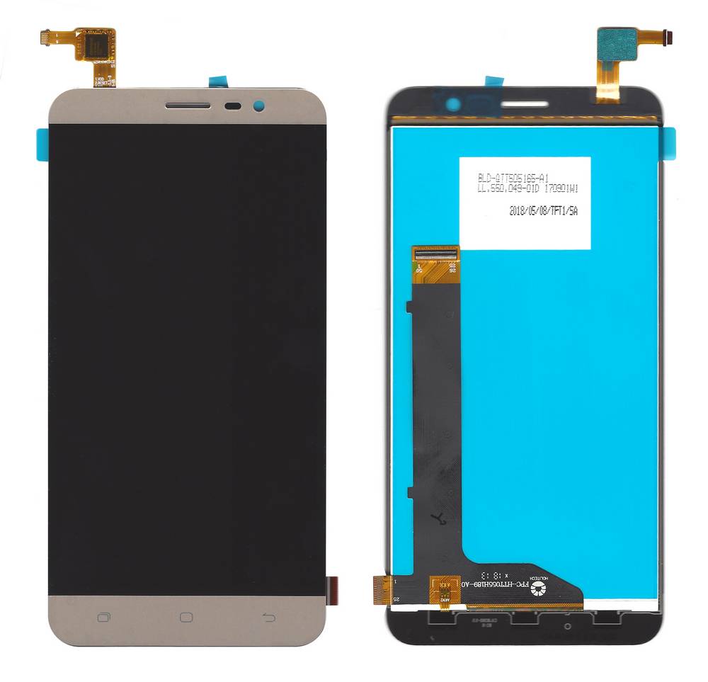 Γνήσια Οθόνη & Μηχανισμός Αφής Hisense F22 Χρυσαφί