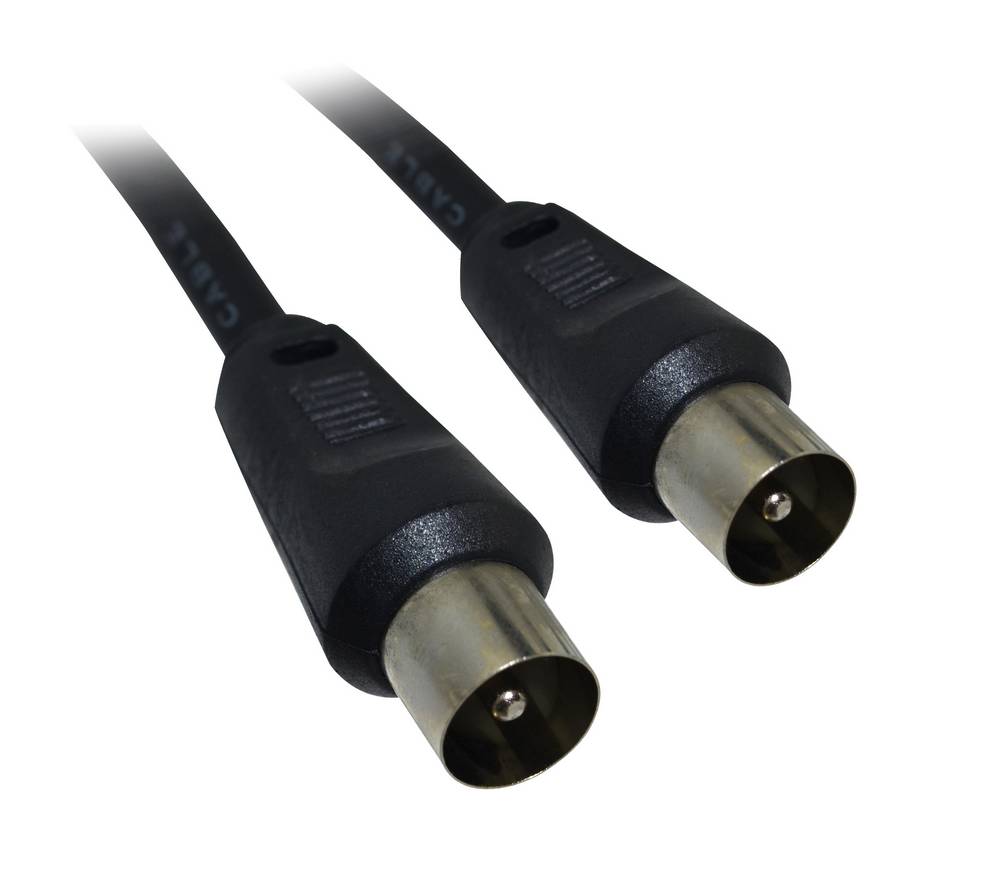 Ομοαξωνικό Καλώδιο Κεραίας Τηλεόρασης Jasper 2 m Αρσενικό σε Αρσενικό (Α' Ποιότητα)