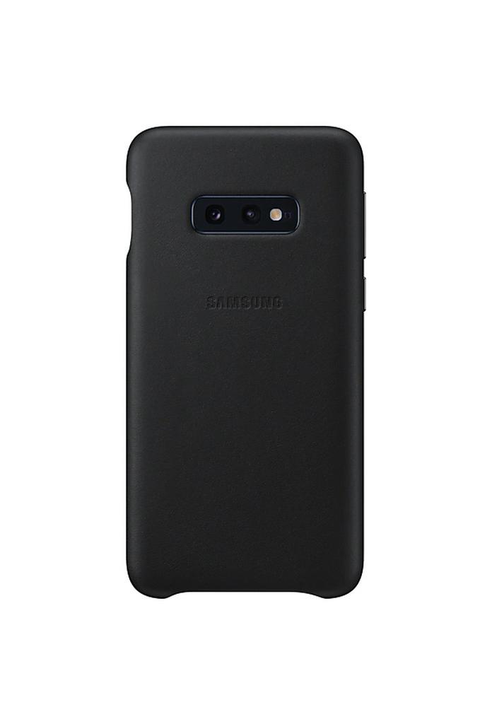 Θήκη Faceplate Samsung Leather Cover EF-VG970LBEGWW για SM-G970F Galaxy S10e Μαύρη