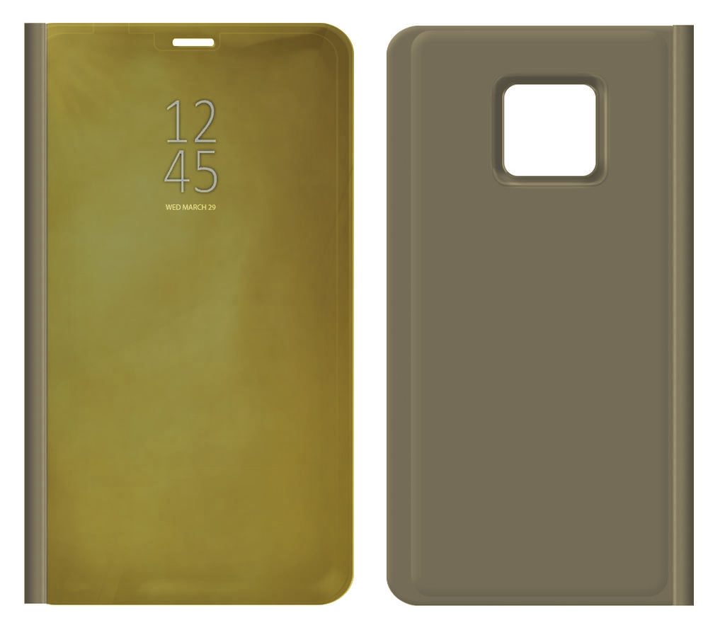 Θήκη Book Kview Standing Cover για Samsung SM-J250F Galaxy J2 Pro (2018) Χρυσαφί