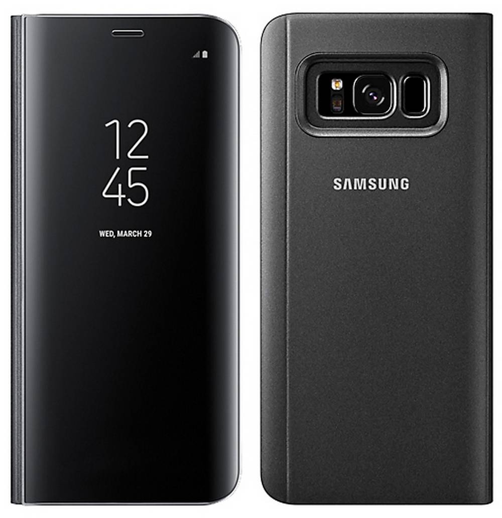 Θήκη Book Samsung Clear View Standing Cover EF-ZG950CBEGWW για SM-G950F Galaxy S8 Μαύρη
