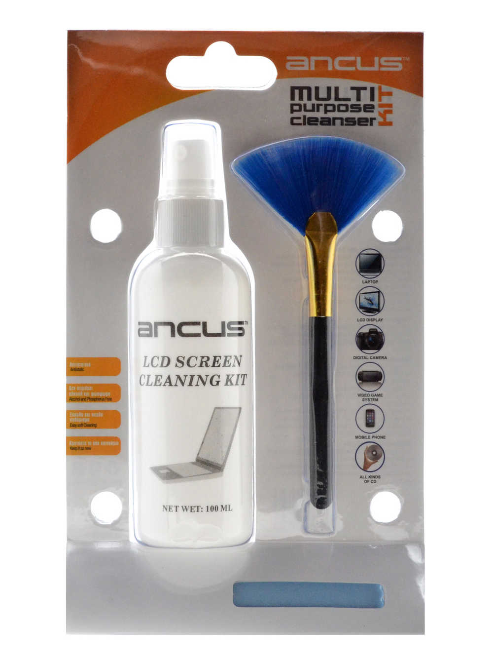 Καθαριστικό Σπρέυ Οθόνης Ancus 100ml