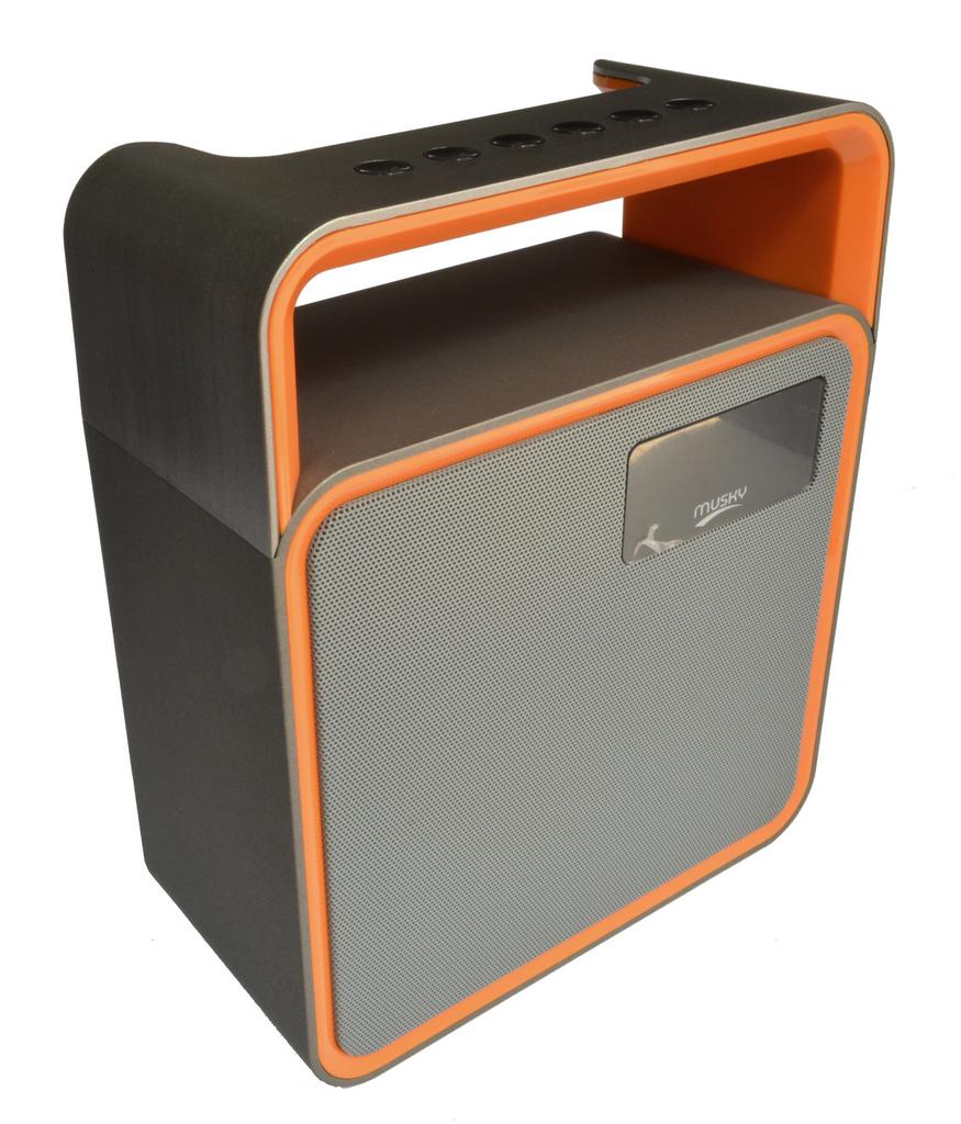 Φορητό Ηχείο Bluetooth Musky DY31 8W Γκρι με Ραδιόφωνο,Ανοιχτή Ακρόαση, Audio-In και Υποδοχή USB