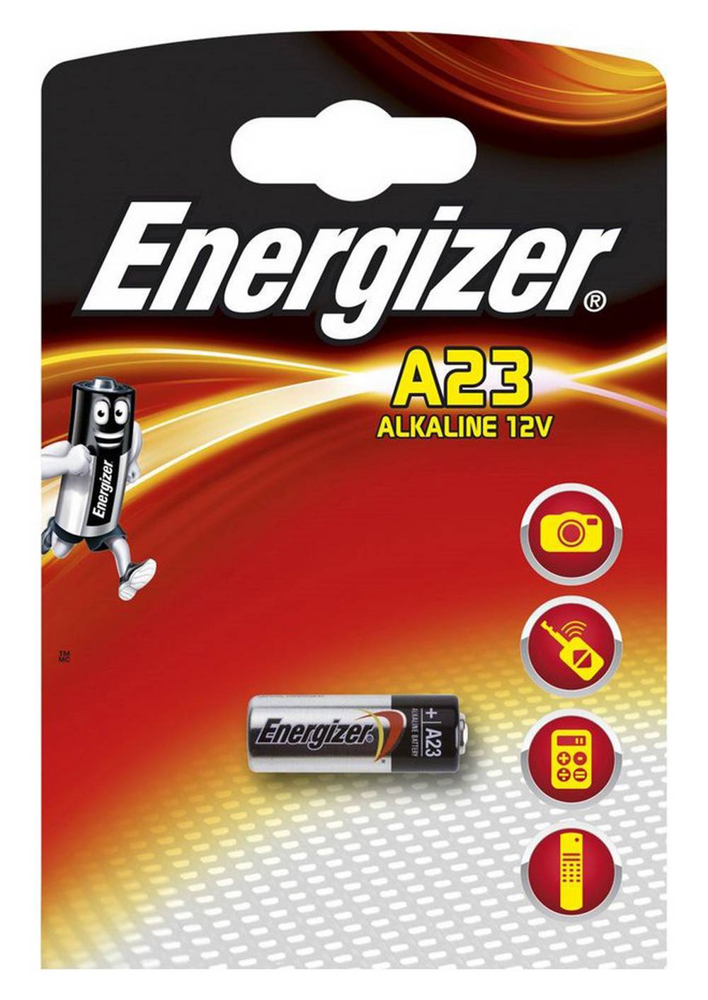 Μπαταρία Αλκαλική Energizer A23/23A/23GA/A23/E23A/GP23A/K23A/L1028/LR23A/LRV08/LRVO8/MN21/MS21/V23/V23GA/VR22 12V Τεμ. 1