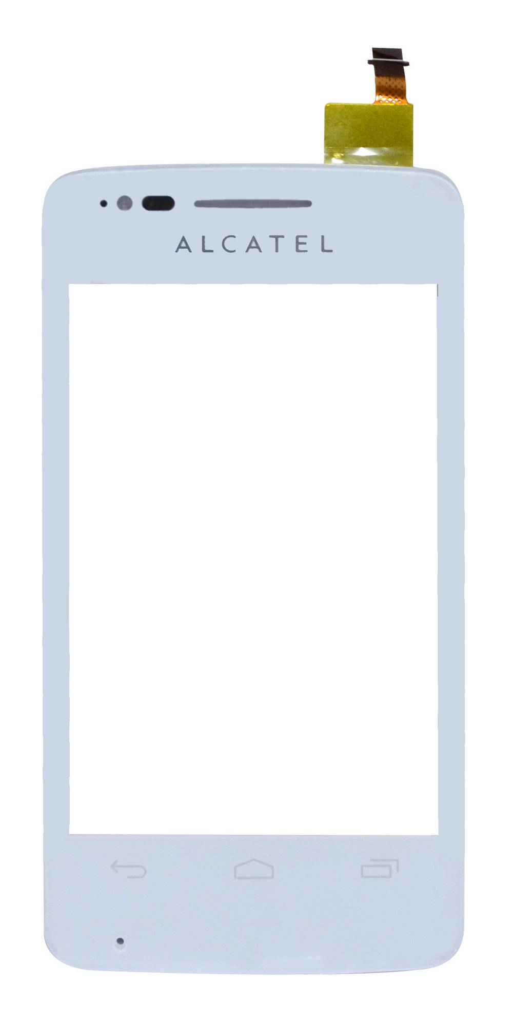 Μηχανισμός Αφής Alcatel One Touch T'Pop OT-4010D Λευκό Original χωρίς Κόλλα