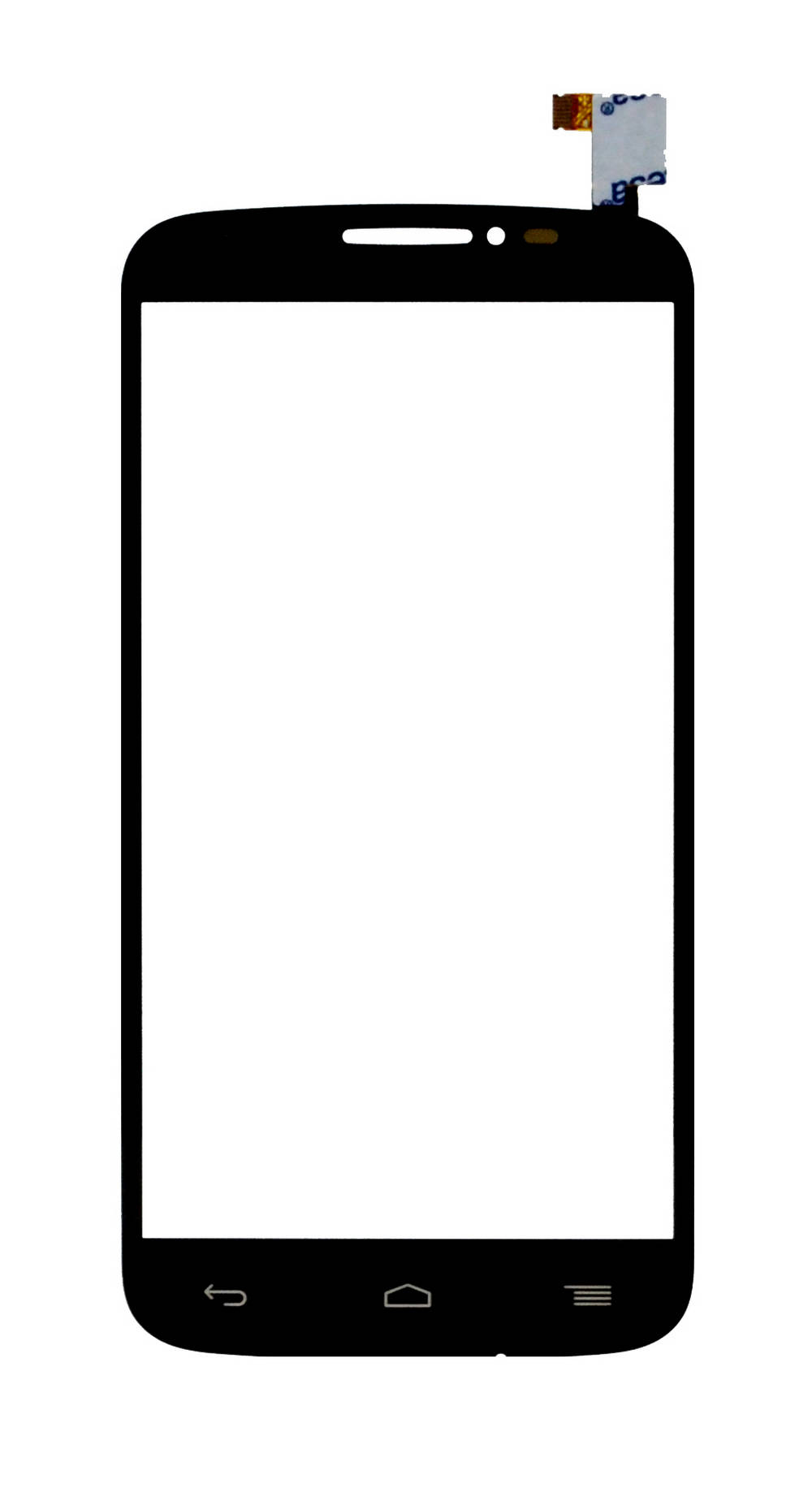 Μηχανισμός Αφής Alcatel One Touch Pop C7 OT-7040D/7041D Μαύρο με Κόλλα Original