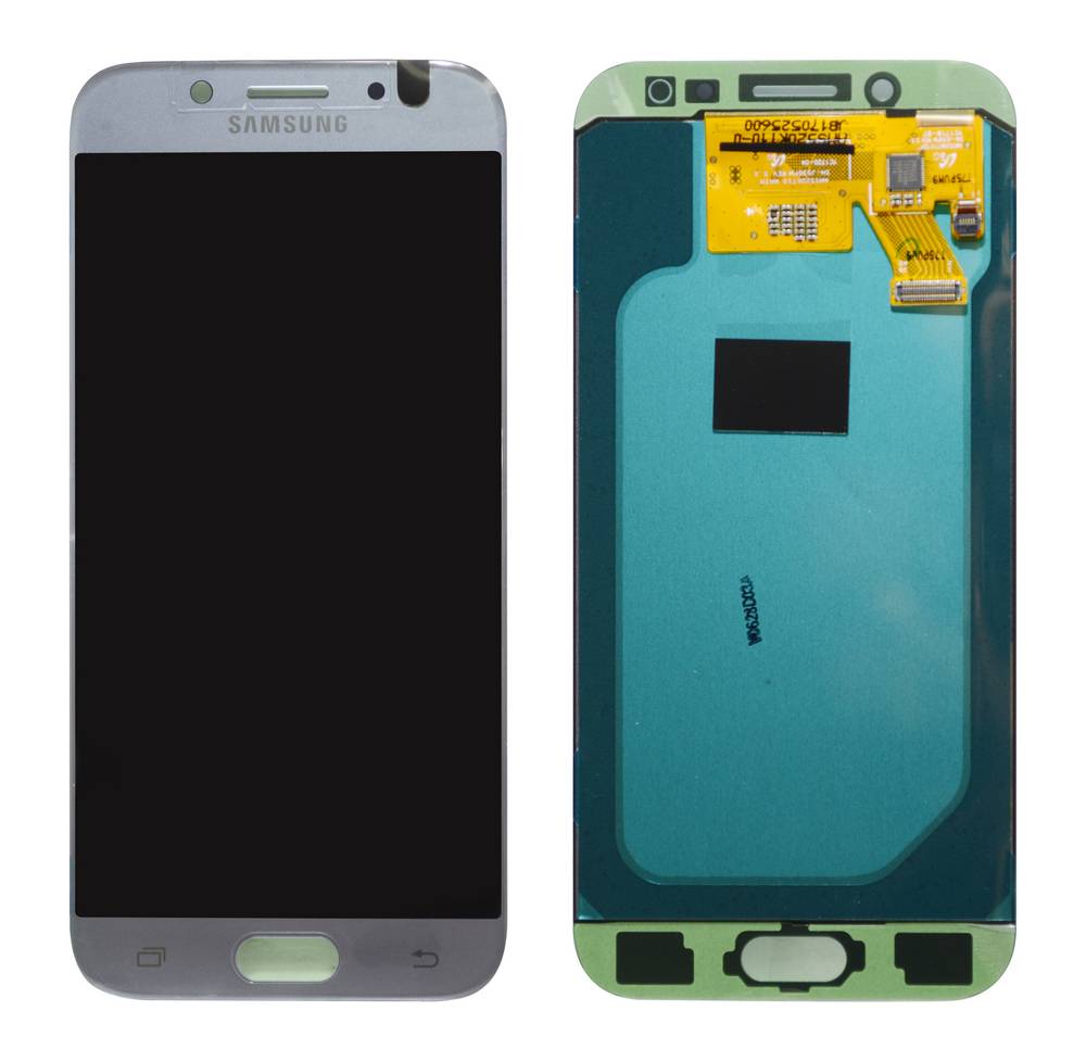 Γνήσια Οθόνη & Μηχανισμός Αφής Samsung SM-J530F Galaxy J5 (2017) Ασημί GH97-20738B, GH97-20880B