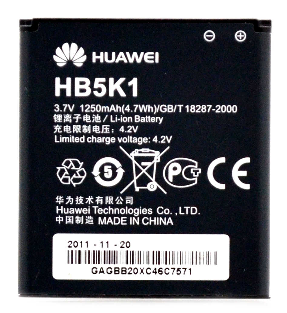 Μπαταρία Huawei HB5K1 για U8650 Sonic/Ascend Y200 U8655 Original Bulk