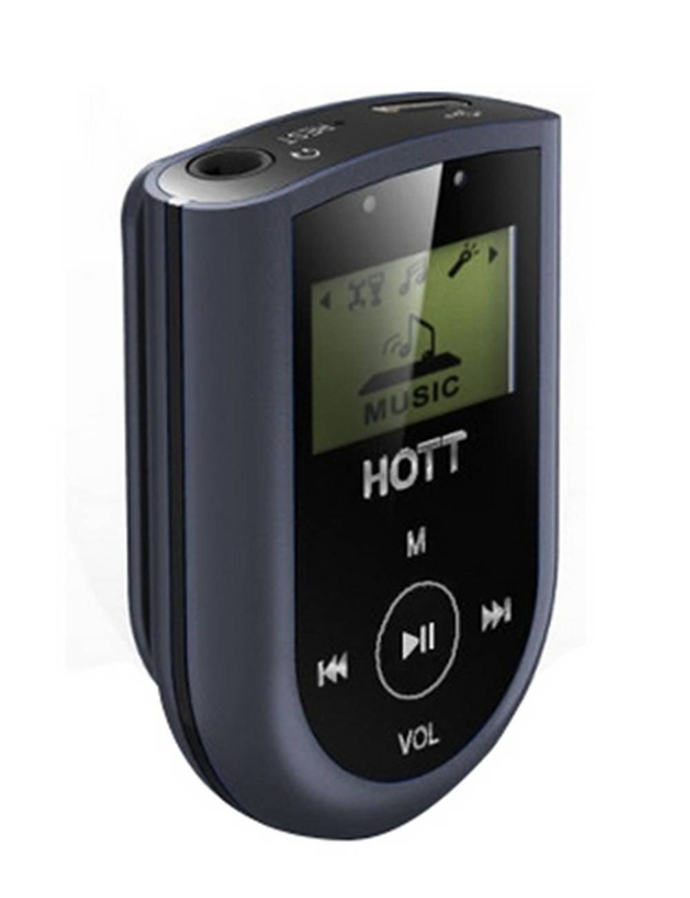 MP3 Player HOTT A602 8GB Μαύρο με Ραδιόφωνο FM, Υποδοχή Κάρτας Μνήμης και Ηχογράφηση